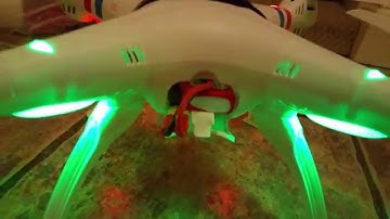 Demo on Syma x8c battery mod working in 4K