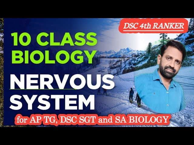 🏃నియంత్రణ _Coordination|NERVOUS SYSTEM|10CLASS BIOLOGY📚🏃