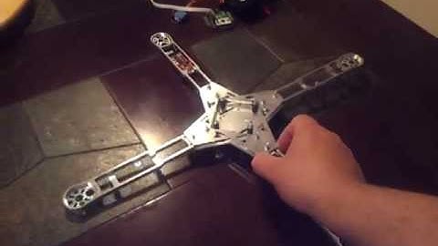 Custom MikroKopter sport flyer aluminum frame