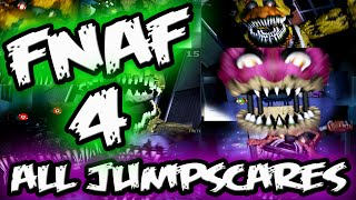 FNAF 4 JUMPSCARES || ALL FNAF 4 Jumpscares || Five Nights at Freddy's 4 Jumpscares