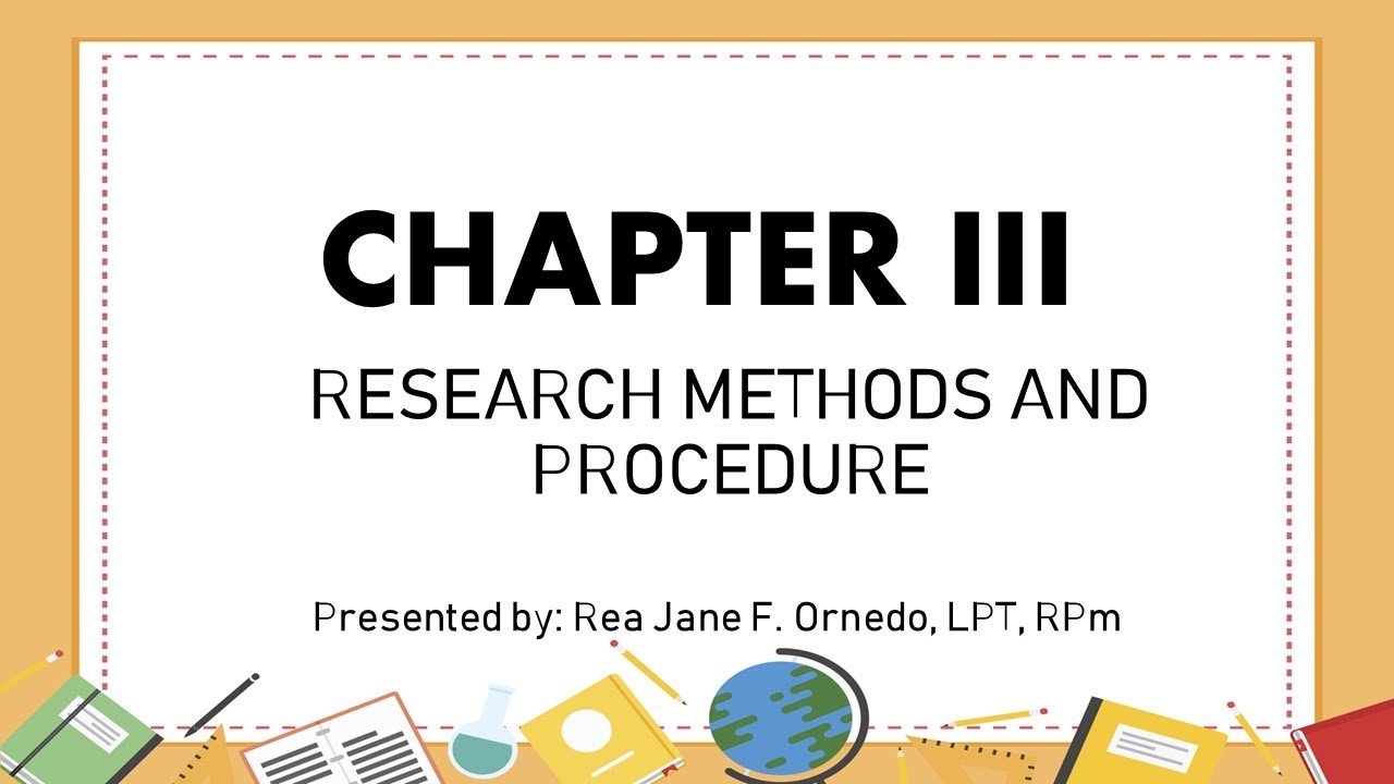 CHAPTER III-RESEARCH METHODOLOGY - YouTube