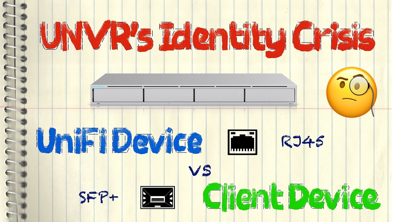 Кризис идентичности UNVR/UNVR-Pro/UNAS-Pro — устройство UniFi против клиентского устройства (RJ45...