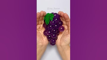 포도 말랑이 만들기🍇 Grape Squishy DIY with Nano Tape! #실리콘 테이프🤣