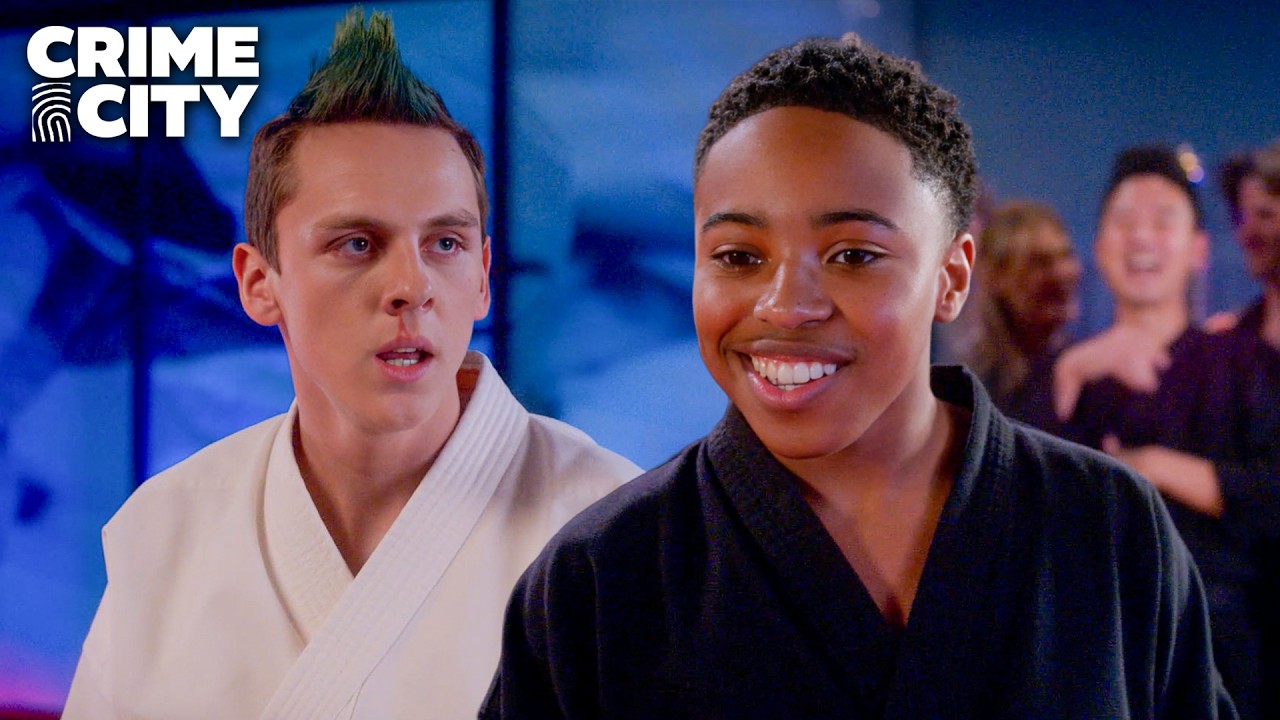 Hawk Gets Taken Out by an Illegal Strike | Cobra Kai (Jacob Bertrand)