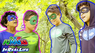 PJ Masks in Real Life | The Mirror Masks | Pretend Play Super Heroes | PJ Masks Official | Kids Show