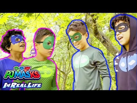 PJ Masks in Real Life | The Mirror Masks | Pretend Play Super Heroes | PJ Masks Official | Kids Show
