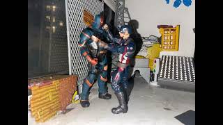 Captain America vs Deathstroke stop motion #marvelvsdc #dcvsmarvel #deathstroke #captainamerica #dc