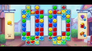 TOWNSHIP   Colorful Puzzle  Match -3  game level # 2185