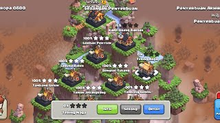 1 X SERANG ATTACK IBU KOTA KLAN TAMBANG GOBLIN KOMBO MILNER  COC#clashofclans #indonesia