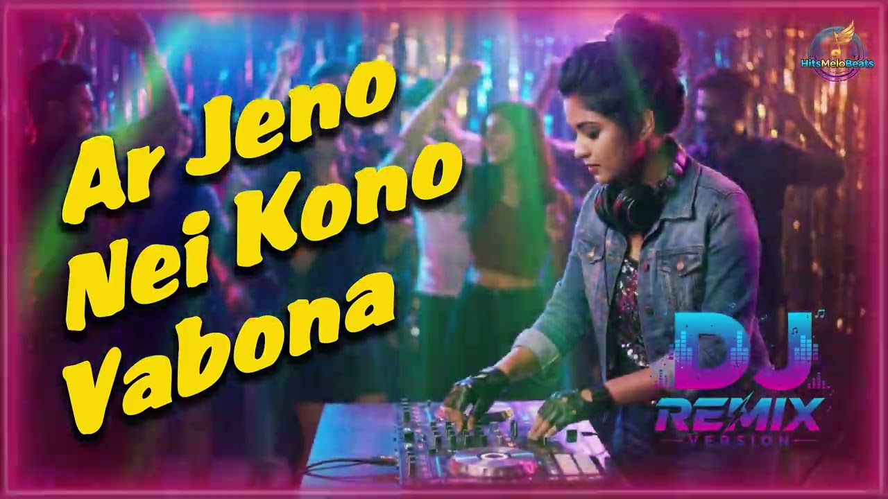 Aar Jeno Nei Kono Bhabna | আর যেন নেই কোনো ভাবনা | DJ Remix Female Cover | Bangla Old Song Remix