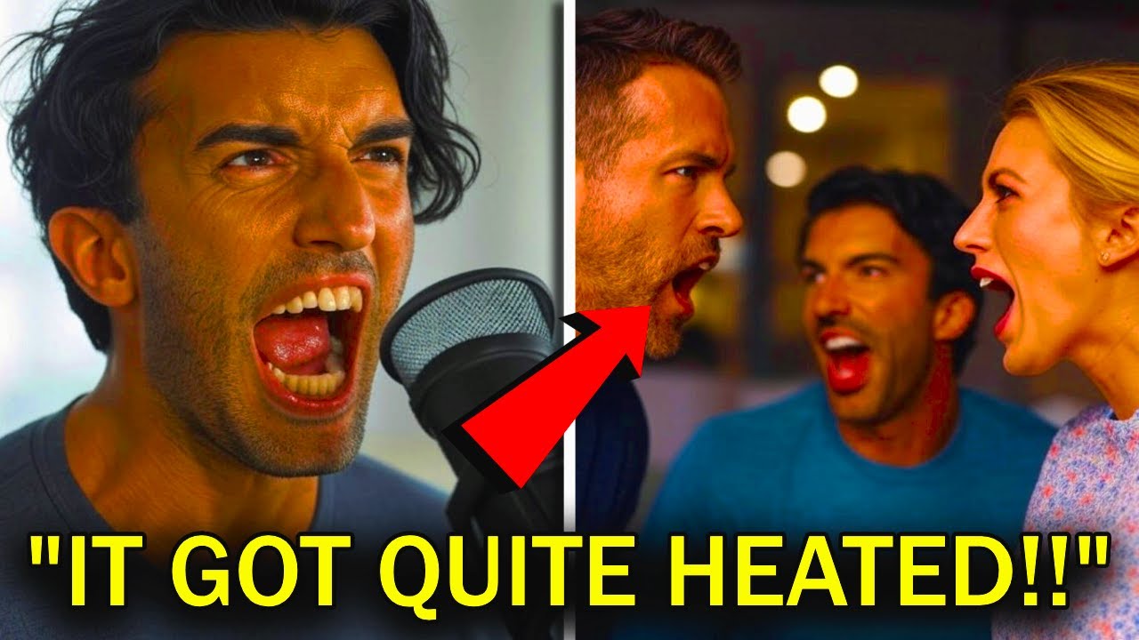 Justin Baldoni INTENSE Showdown With Blake Lively & Ryan Reynolds in ...