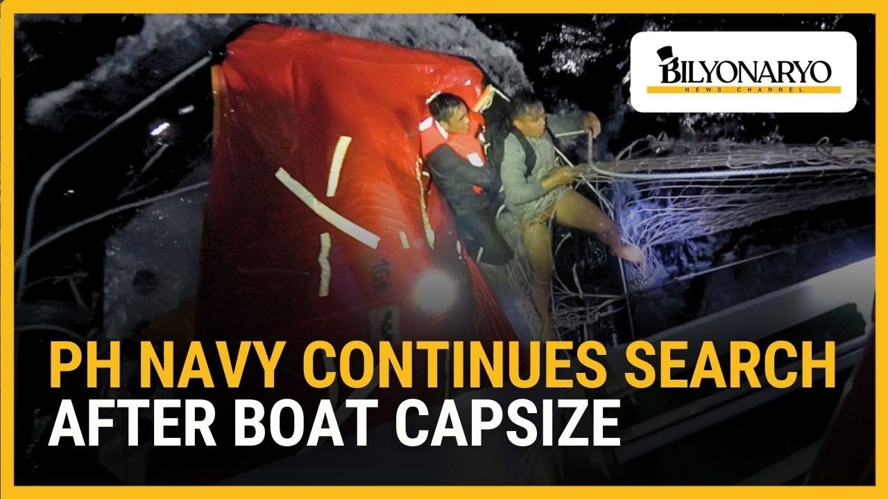 PH Navy continues search for missing after fishing boat, cargo ship capsize | Newsfeed Weekend