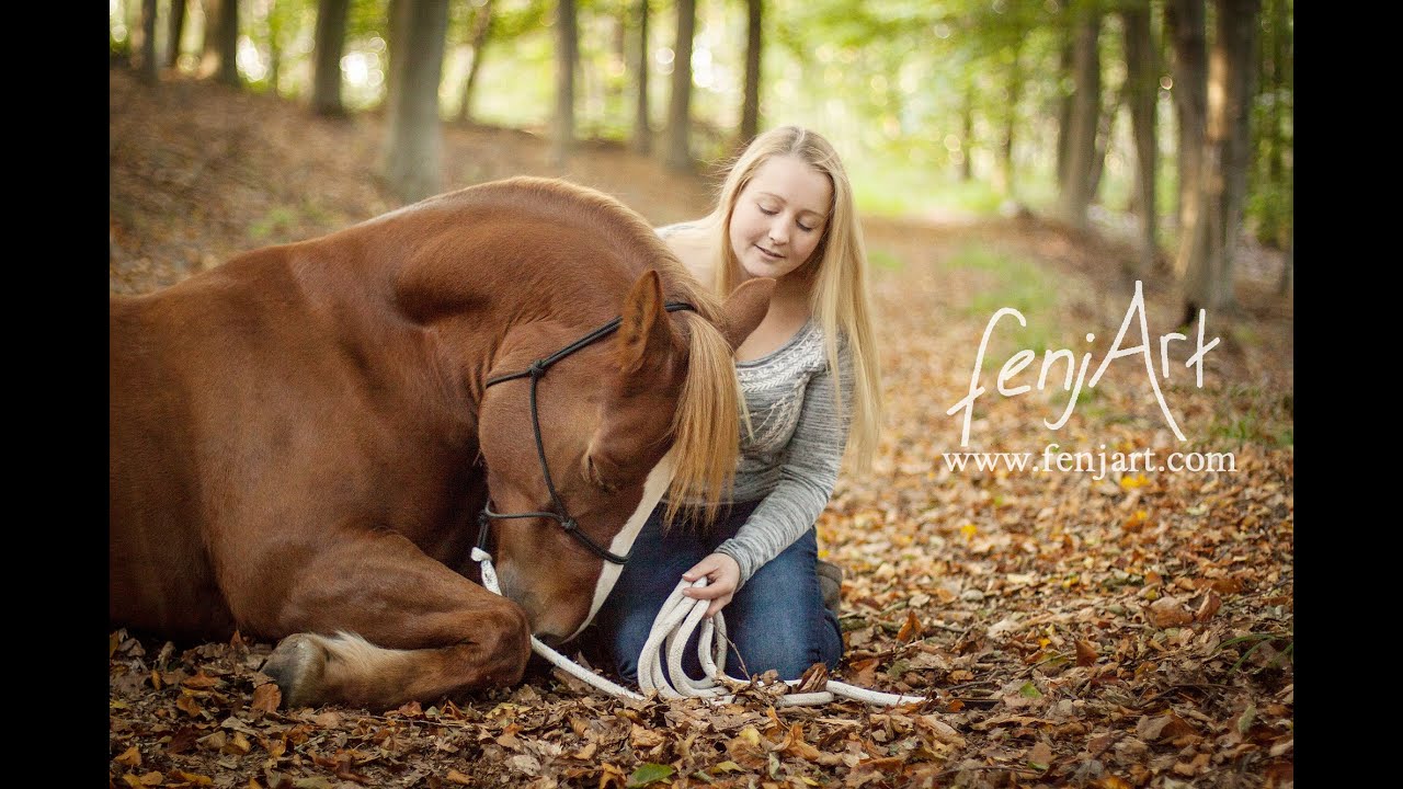 Herbstliches Shooting in Mühltal | Making Of fenjArt [Sarah & Yasmin - Pferdeshooting]