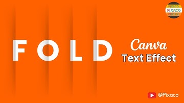 Paper Fold Text Effect in Canva | Easy tutorial #canva #texteffect