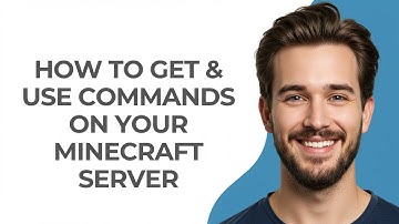 How To Get & Use Commands On Your Minecraft Server - GUIDE!
