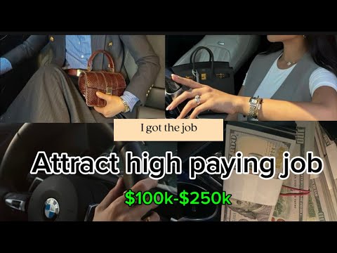 Manifest a High-Paying Job with Flexibility & Visa Sponsorship | Rain Sound & Affirmations |