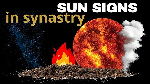 Sun signs in Synastry... & their significance 🔥