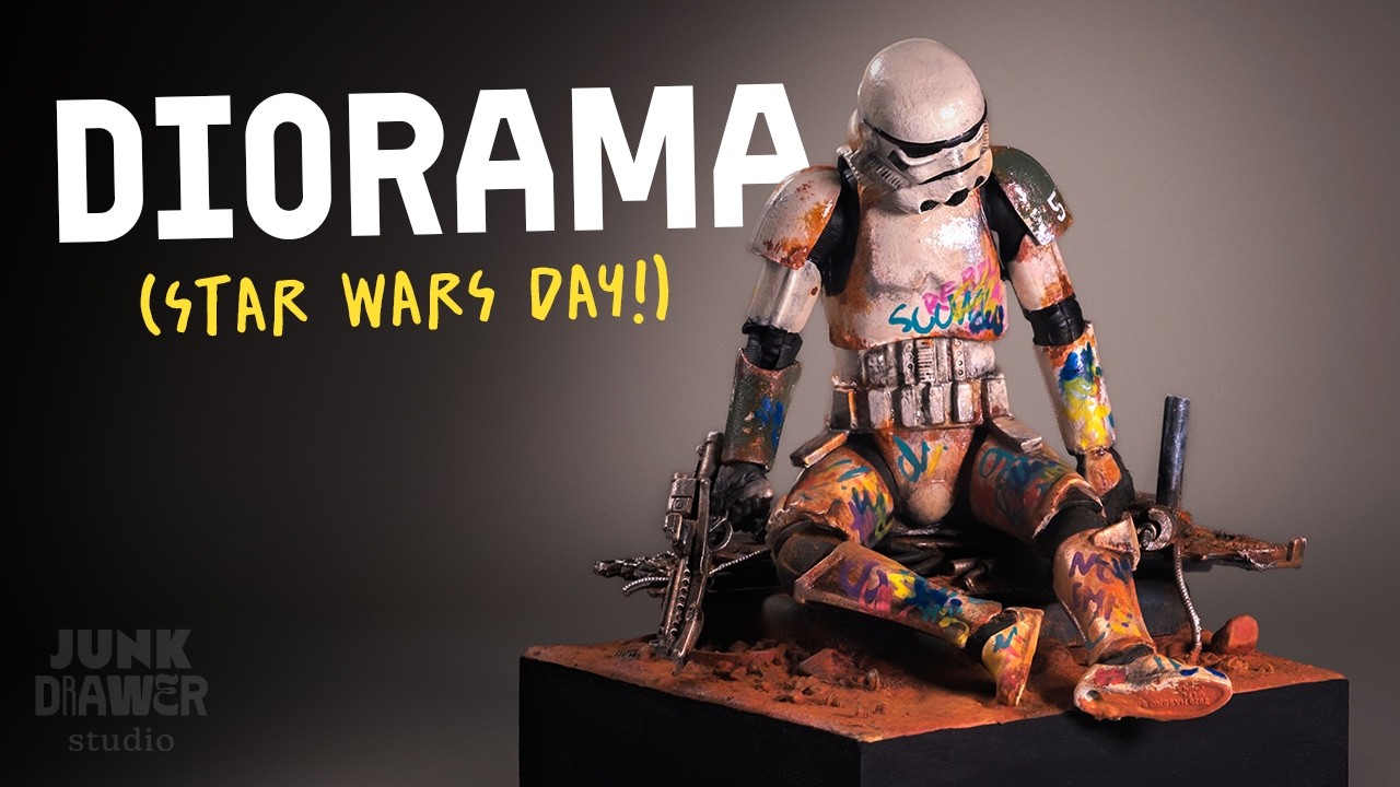 Scratch-Building a Star Wars Diorama in 2 Days! // JunkDrawer Studio Ep 027