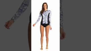 Fit4U Dolce Ls Rashguard With Built In Bra Swimoutlet