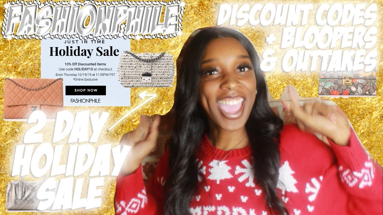 ️ FASHIONPHILE 2 DAY HOLIDAY SALE ️ discount codes + bloopers