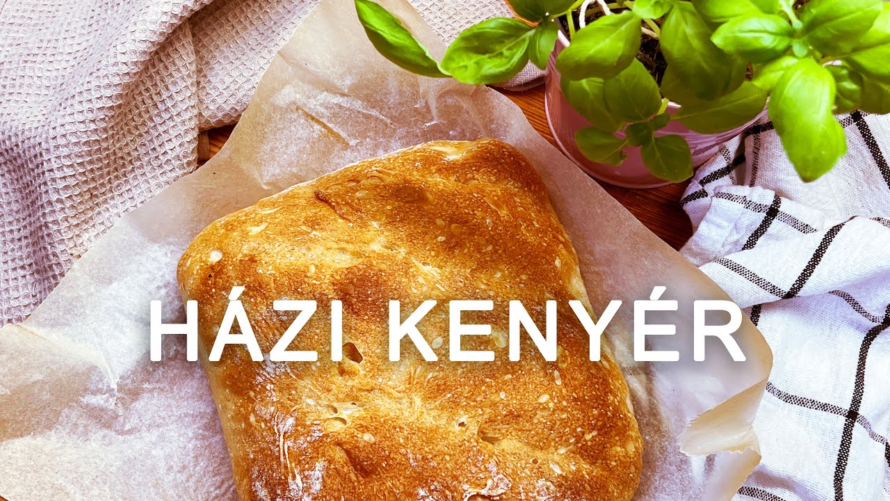 🍞 LEGEGYSZERŰBB HÁZI KENYÉR RECEPT – Ropogós, foszlós és isteni! 🍞 | Mamakonyhája