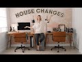 House Changes VLOG! (office makeover, plant hanger diy &amp; being martha stewart)