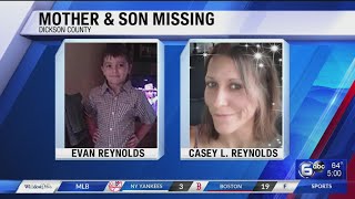 Police looking for mother, son missing out of Dickson Co.