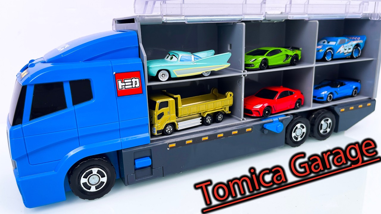 トミカ]☆世界の高級な車のミニカーを開封してコンボイへ収納☆ホンダ