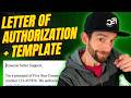 Amazon Letter of Authorization for Seller Account Signup (Approved Template + Walkthrough)