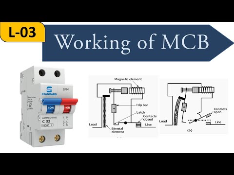 Lecture-3 || Working of MCB || Electrical Installations - YouTube