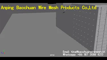 Metal shelf installation drawing