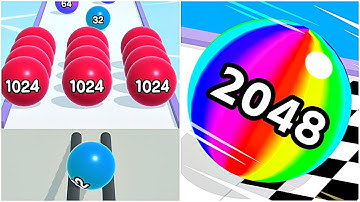 Ball Run 2048 - All Levels Android, iOS Walkthrough Gameplay Part 23