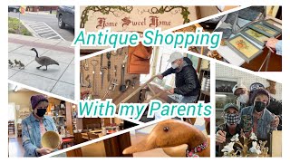 A little Antique Shopping with Mom and Dad