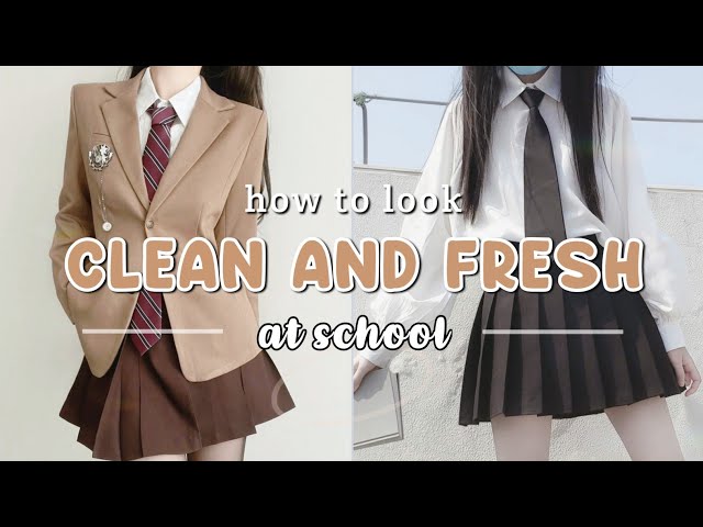 how to look clean and fresh at school (not affected by school air) 🏫💌 class=