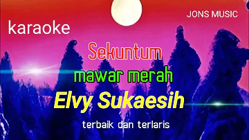 SEKUNTUM MAWAR MERAH || ELVY SUKAESIH || KARAOKE NADA WANITA