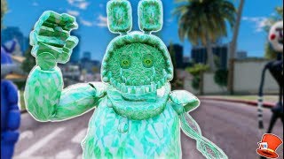 BRAND NEW EMERALD WITHERED BONNIE ANIMATRONIC! (GTA 5 Mods For Kids FNAF RedHatter)