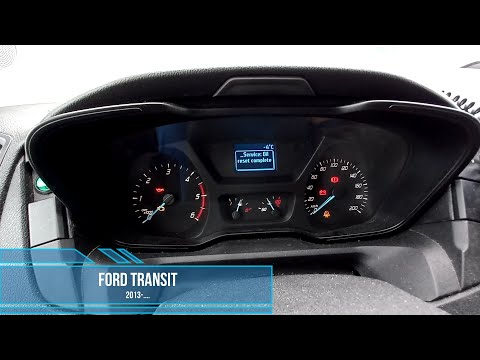 Ford Transit G8, как сбросить сервисный интервал? Oil Reset. Замените моторное масло!