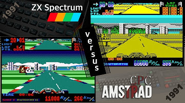 ZX Spectrum vs. Amstrad CPC - 8 games from 1991