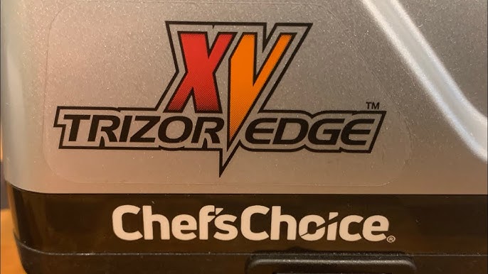  Chef'sChoice 15XV EdgeSelect Professional Electric Knife  Sharpener with 100-Percent Diamond Abrasives and Precision Angle Guides for  Straight Edge and Serrated Knives, 3-Stage, Gray: Chefs Choice Edge Select:  Home & Kitchen