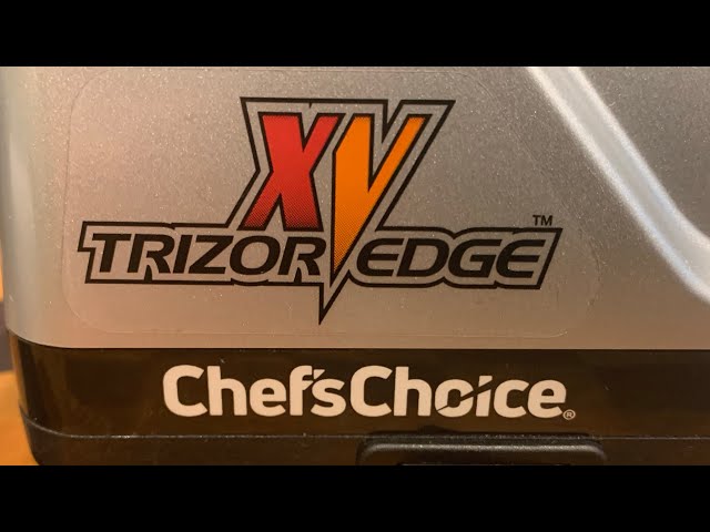 Chef'sChoice Trizor 15XV Knife Sharpener Review (OOPS, DONT GO BACK TO  STAGE 1) 