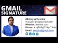 Gmail Signature With Image and Logo in Seconds | Gmail Setup Tutorial 2020