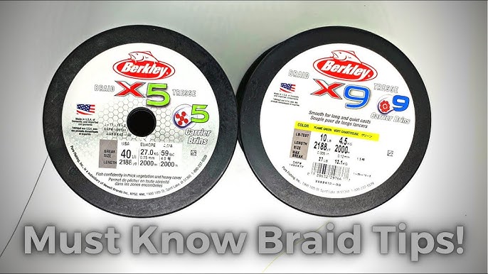 Berkley x5 Braid Fishing Line: Maximum Strength and Abrasion Resistance 