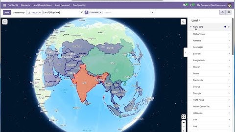 Odoo and Mapbox Integration