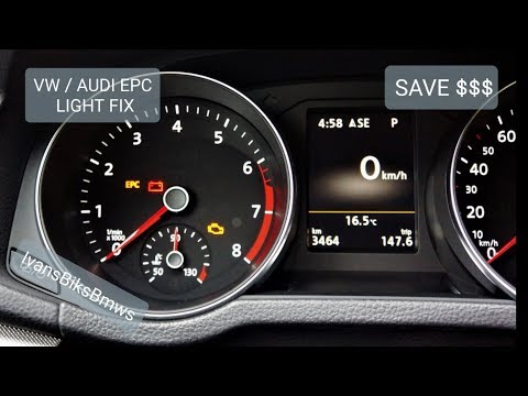 How To Fix EPC Light On Volkswagen VW / Audi And Save $$$