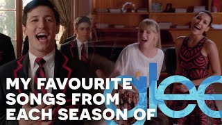 my favourite songs from each season of glee