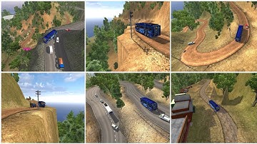 New Longest Dangerous map mod | Part 1 | For Bussid V3.7.1 #bussid #bussidmod #bussimulatorindonesia