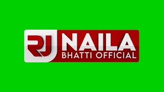 Rj Naila Bhatty Official 3D Animation Logo Khan Gfx