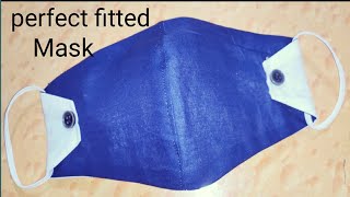 Face mask sewing tutorial | How to make a face mask | Homemade face cover