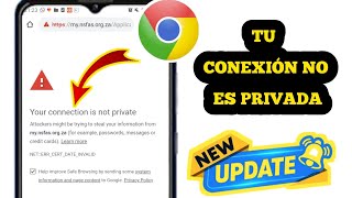 Cómo solucionar el error 'Tu conexión no es privada' en Google Chrome (Solución fácil) Cómo solucionar el error 'Tu conexión no es privada' en Google Chrome (Solución fácil)