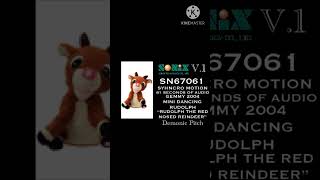 Gemmy 2004 Mini Dancing Rudolph Program Data Glitch Direct Audio (Sonix SN67061)